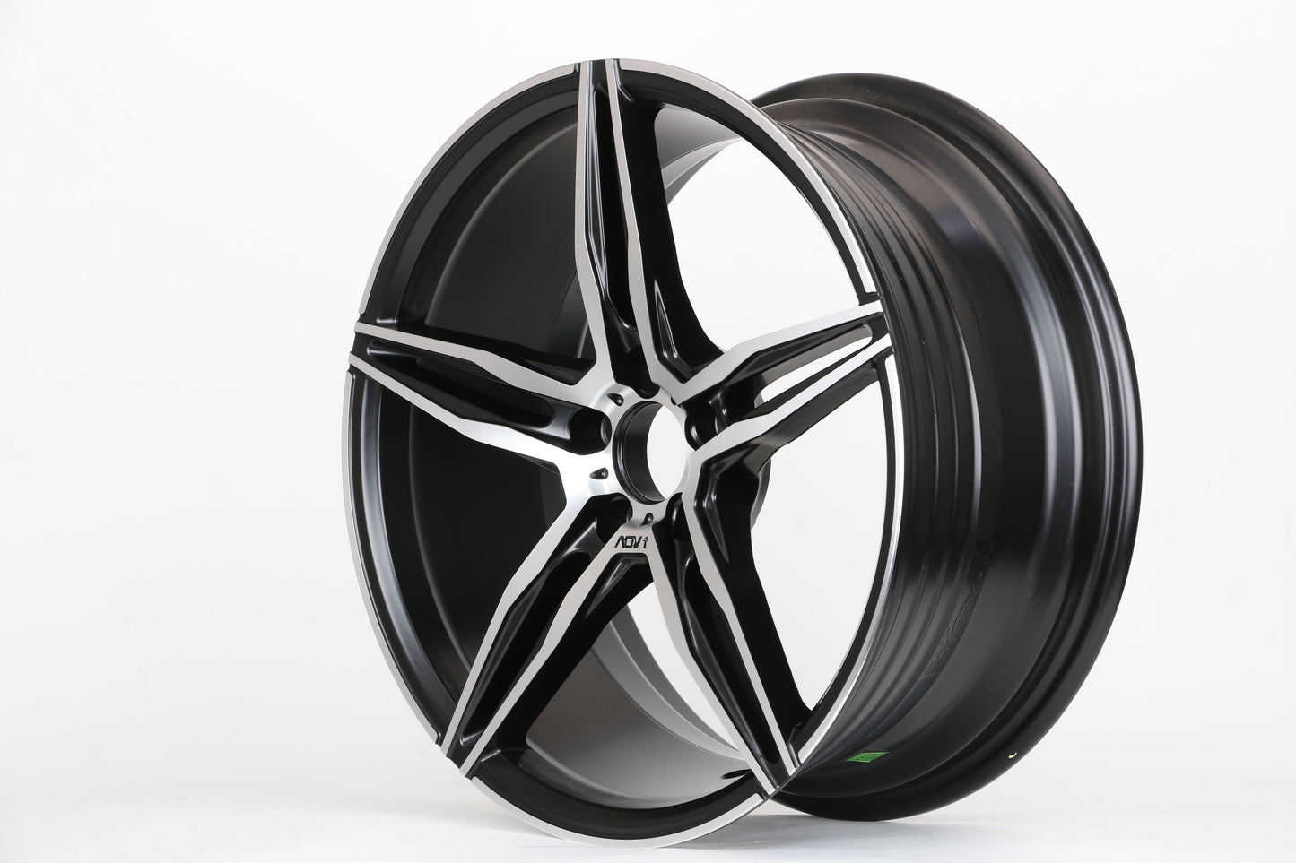 E006 Satin Black Machined Face 18x8 ET35 5.108 – (Square Set of 4)