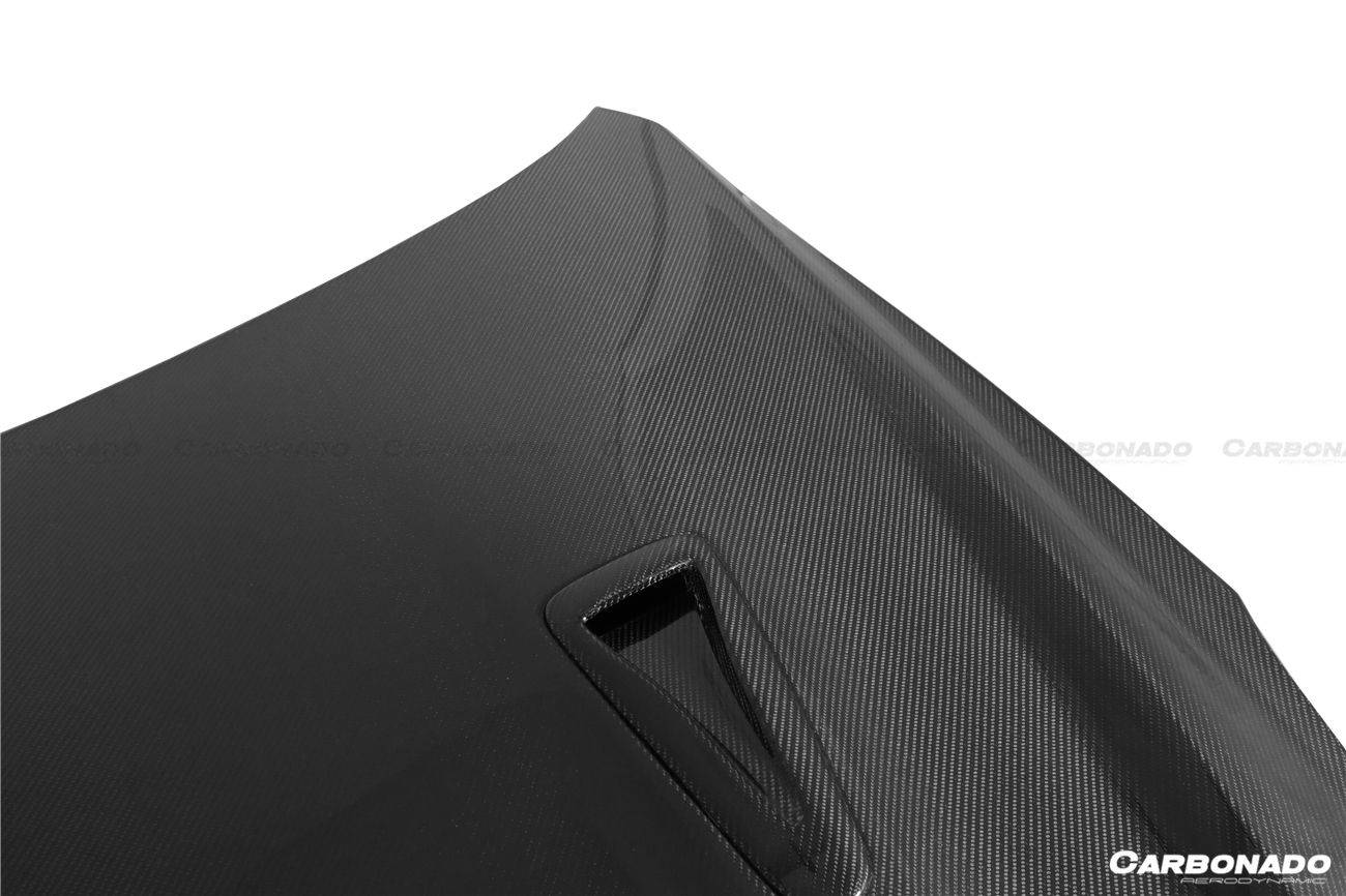 2017-2022 Nissan GTR R35 EBAÂ OEM Style Carbon Fiber Hood - Carbonado Aero