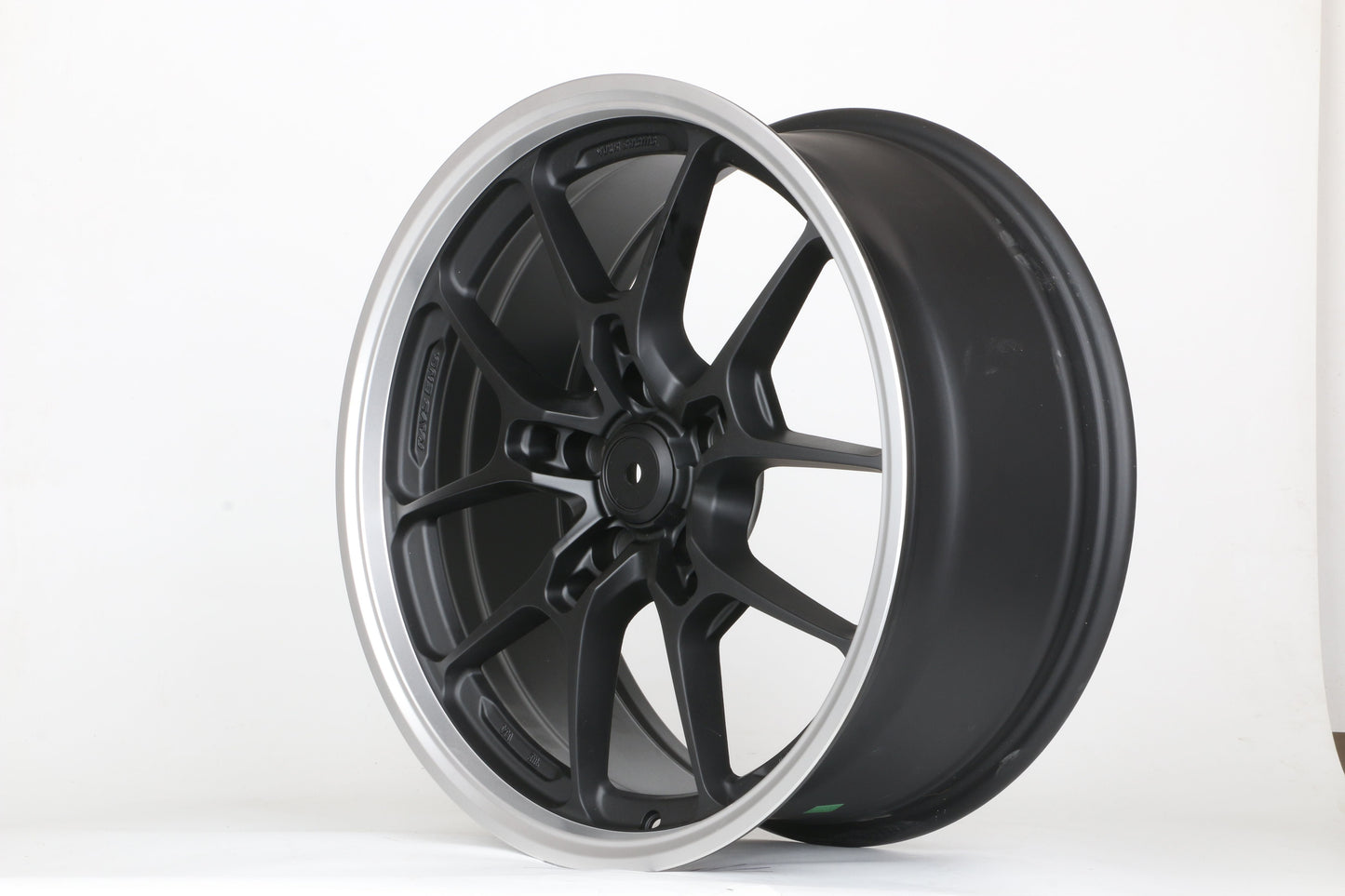 E1304 Satin Black Machined Lip 18x8 ET35 5.114 – (Square Set of 4)