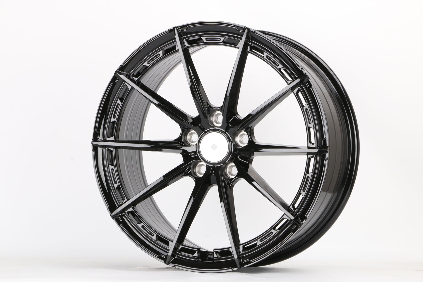 E169 Gloss Black 18x8.0 ET35 5.114 - Square Set (4 Wheels)