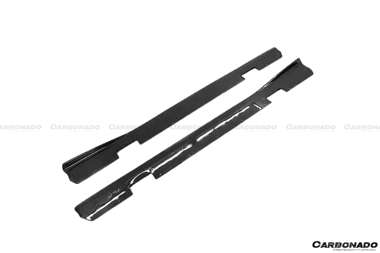 2008-2022 Nissan GTR R35 CBA/DBA VA-II Style Carbon Fiber Side Skirts Under Board - Carbonado