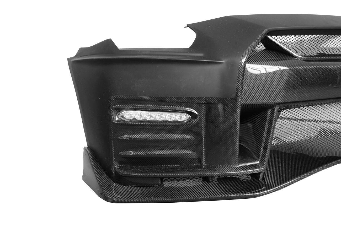 2008-2016 Nissan GTR R35 CBA/DBA NISMO Ver17 Style Front Bumper - Carbonado Aero