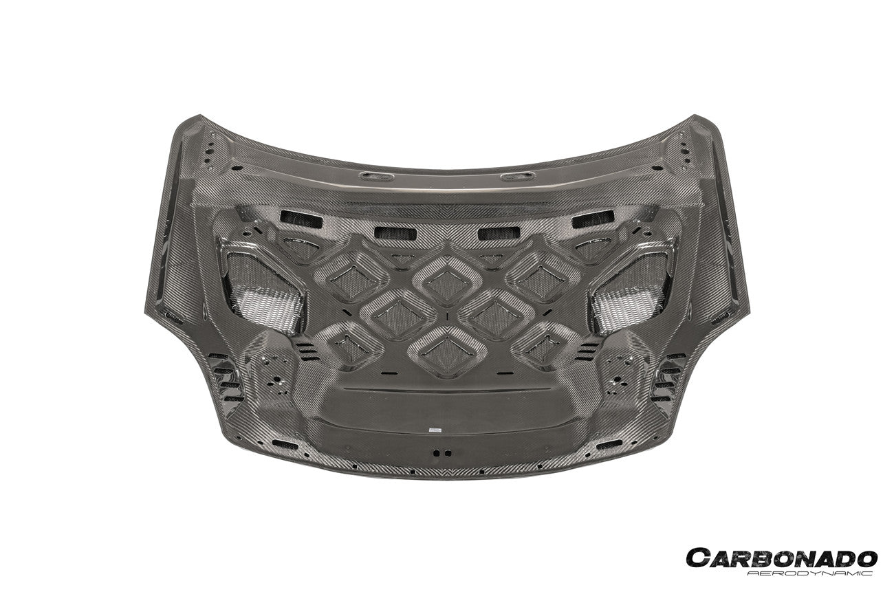 2018-2023 Porsche 9Y0 Cayenne S Coupe E-Hybrid MSY Style Dry Carbon Fiber Hood