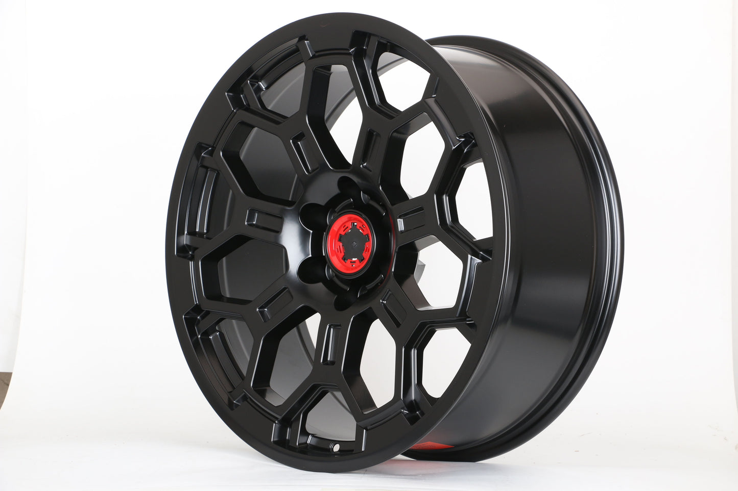 E217 Satin Black 17in Staggered Set 7.5 ET5 / 9.0 ET0 6.139 (4 Wheels)