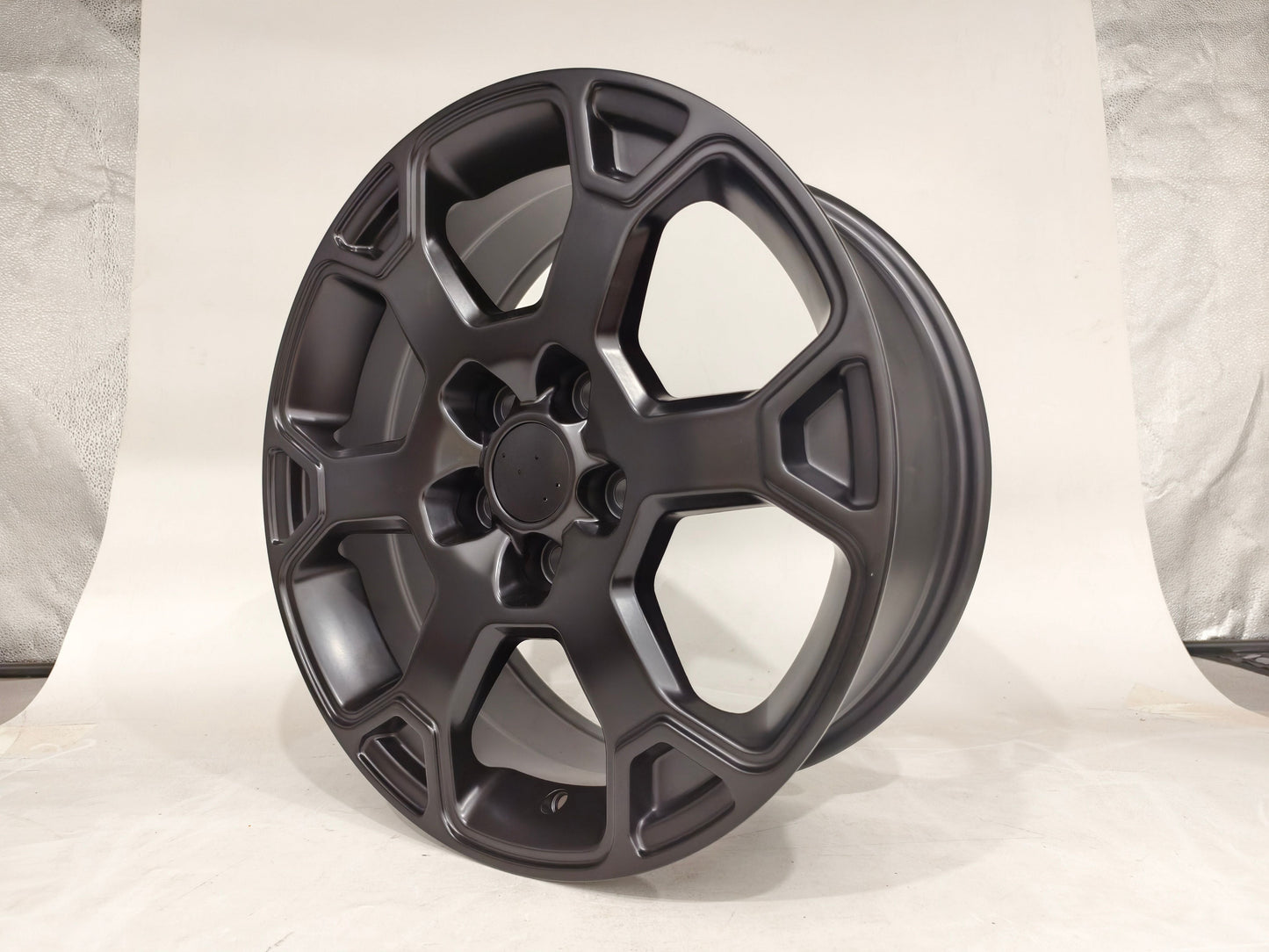 E233 Satin Black 18x7.5 ET40 5.114 – (Square Set of 4)