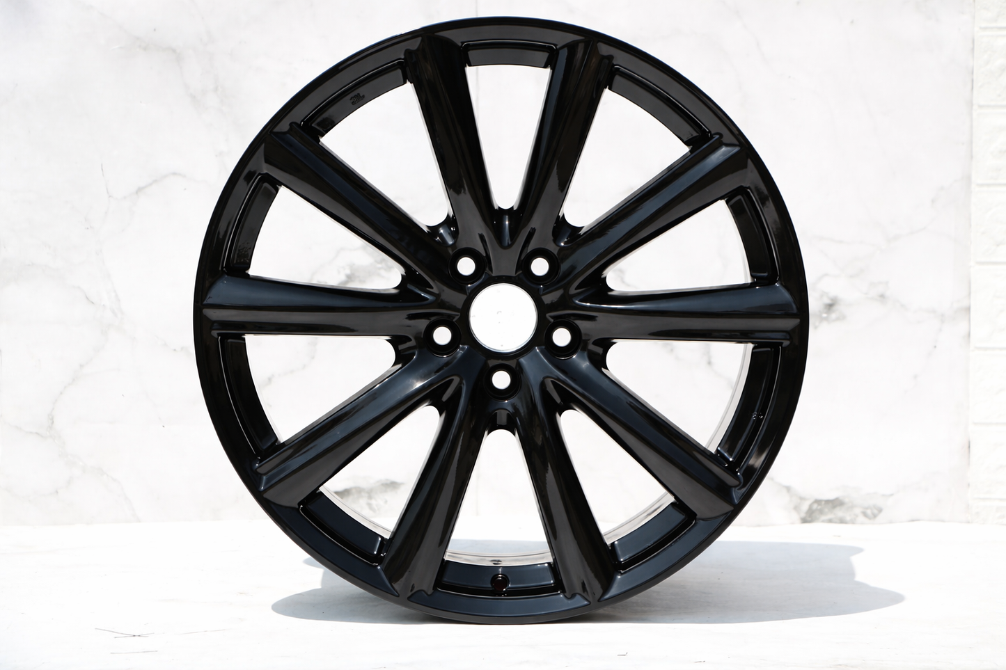 E235 Gloss Black 19x8.5 ET40 5.114 - Square Set (4 Wheels)