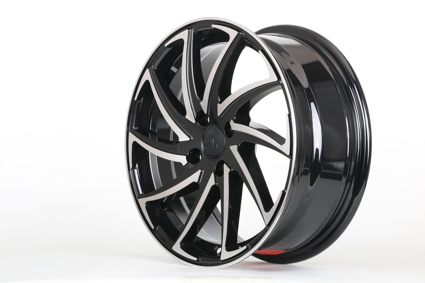 E104 Black Machined Face 16x6.5 ET35 4.100 - Square Set (4 Wheels)