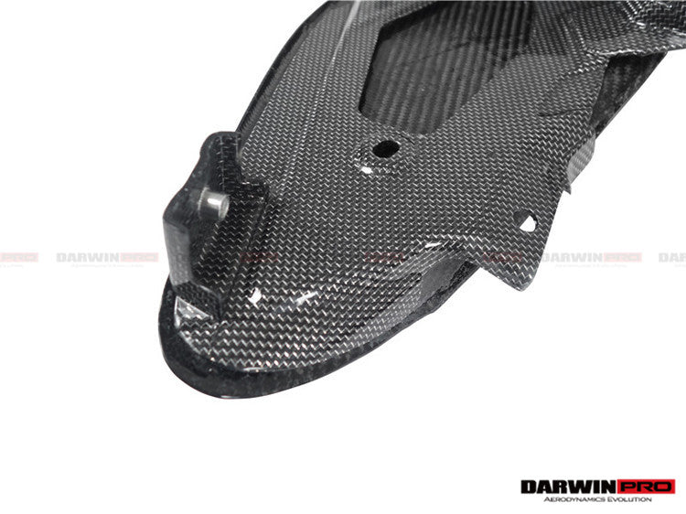 2015-2020 Ferrari 488 GTB/Spyder Dry Carbon Fiber Side Air Intake Fins - DarwinPRO Aerodynamics