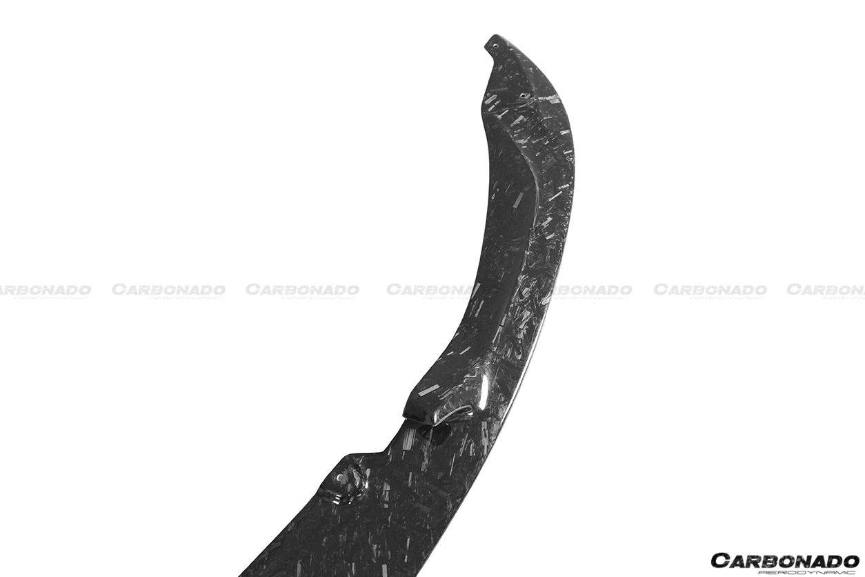 2014-2020 BMW M4 F82 F80 M3 D3 Style Carbon Fiber Front Lip - Carbonado Aero