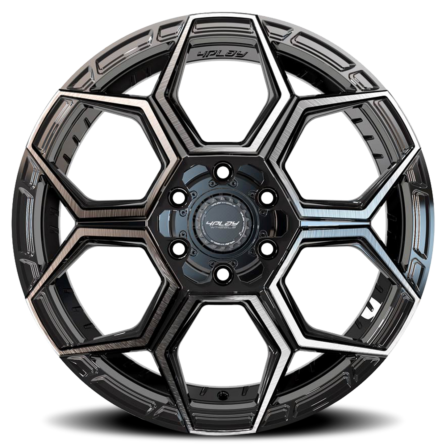 4PLAY 4PS26 18x8 +38 5x112/5x114.3mm 71.6mm Brushed Dark Charcoal