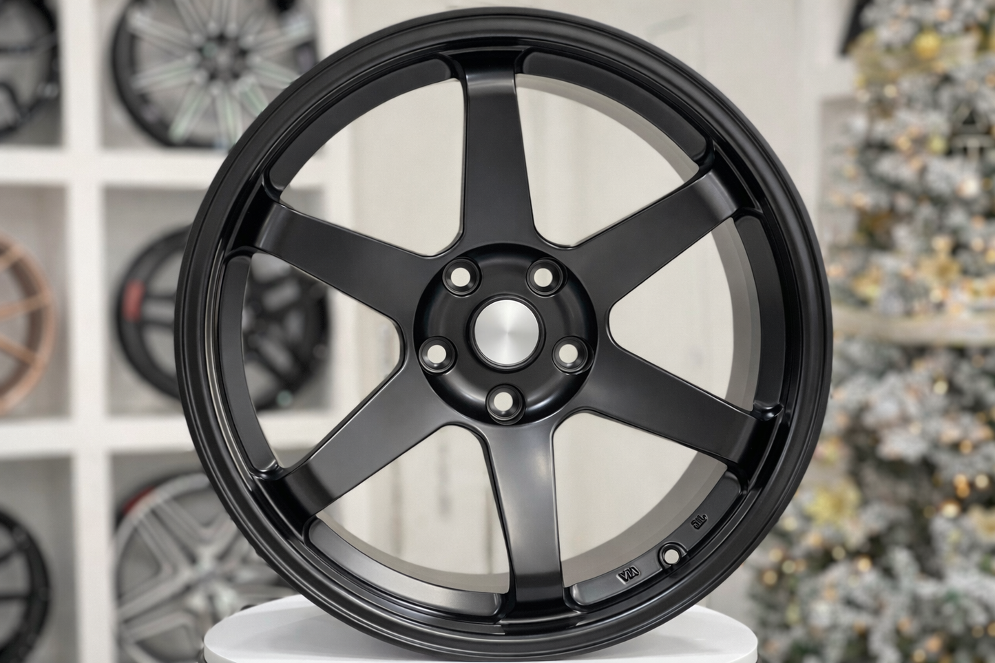 E500 Satin Black 18x9.0 ET30 5.114 - Square Set (4 Wheels)