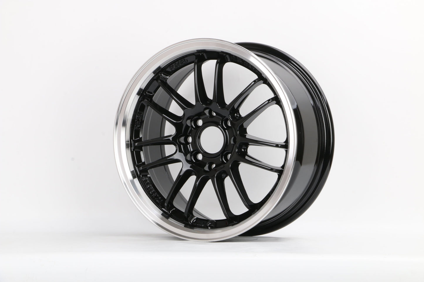 E560 Black Machined Lip 15x7.0 ET35 4.100.114 - Square Set (4 Wheels)
