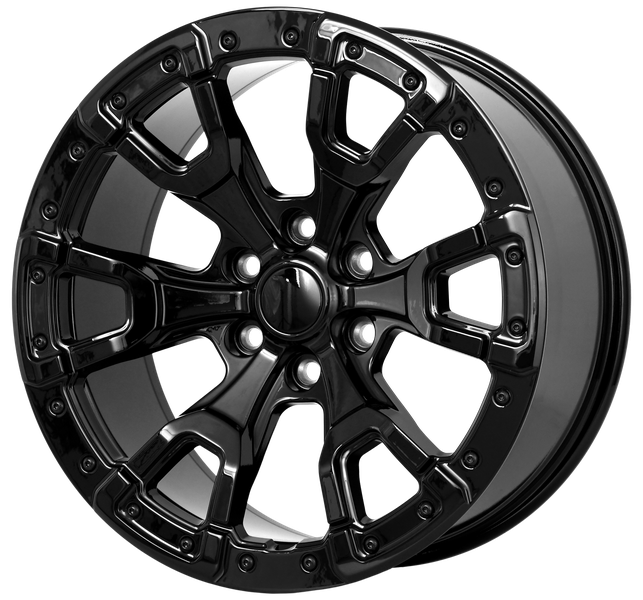 E565 Satin Black 20x9.0 ET20 6.139 - Square Set (4 Wheels)