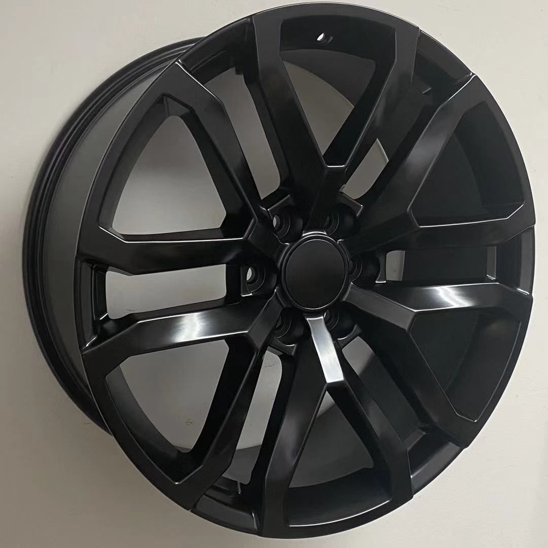 E573 Satin Black 22x9.0 ET24 6.139 - Square Set (4 Wheels)