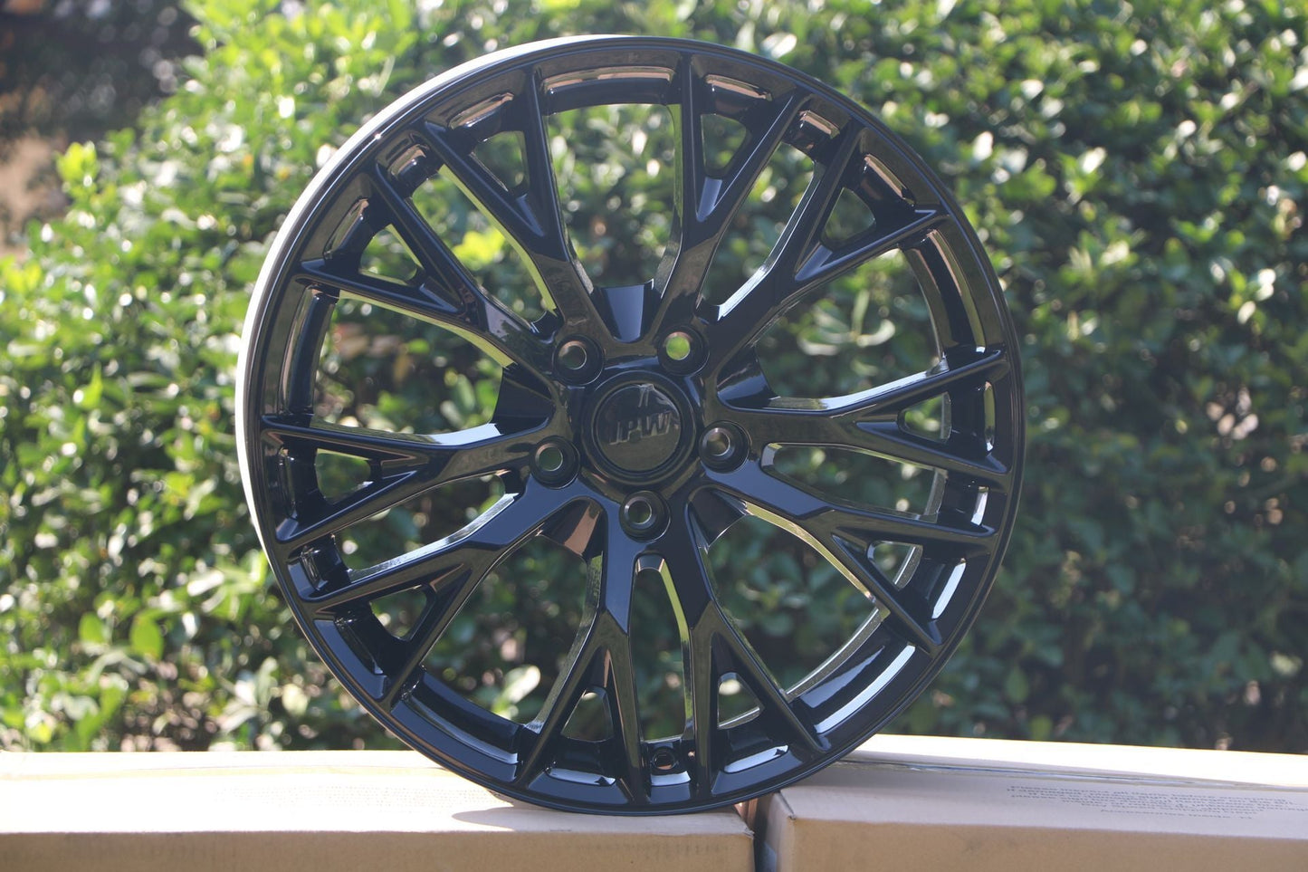 E591 Gloss Black 19x10.0 ET79 5.120 - Square Set (4 Wheels)