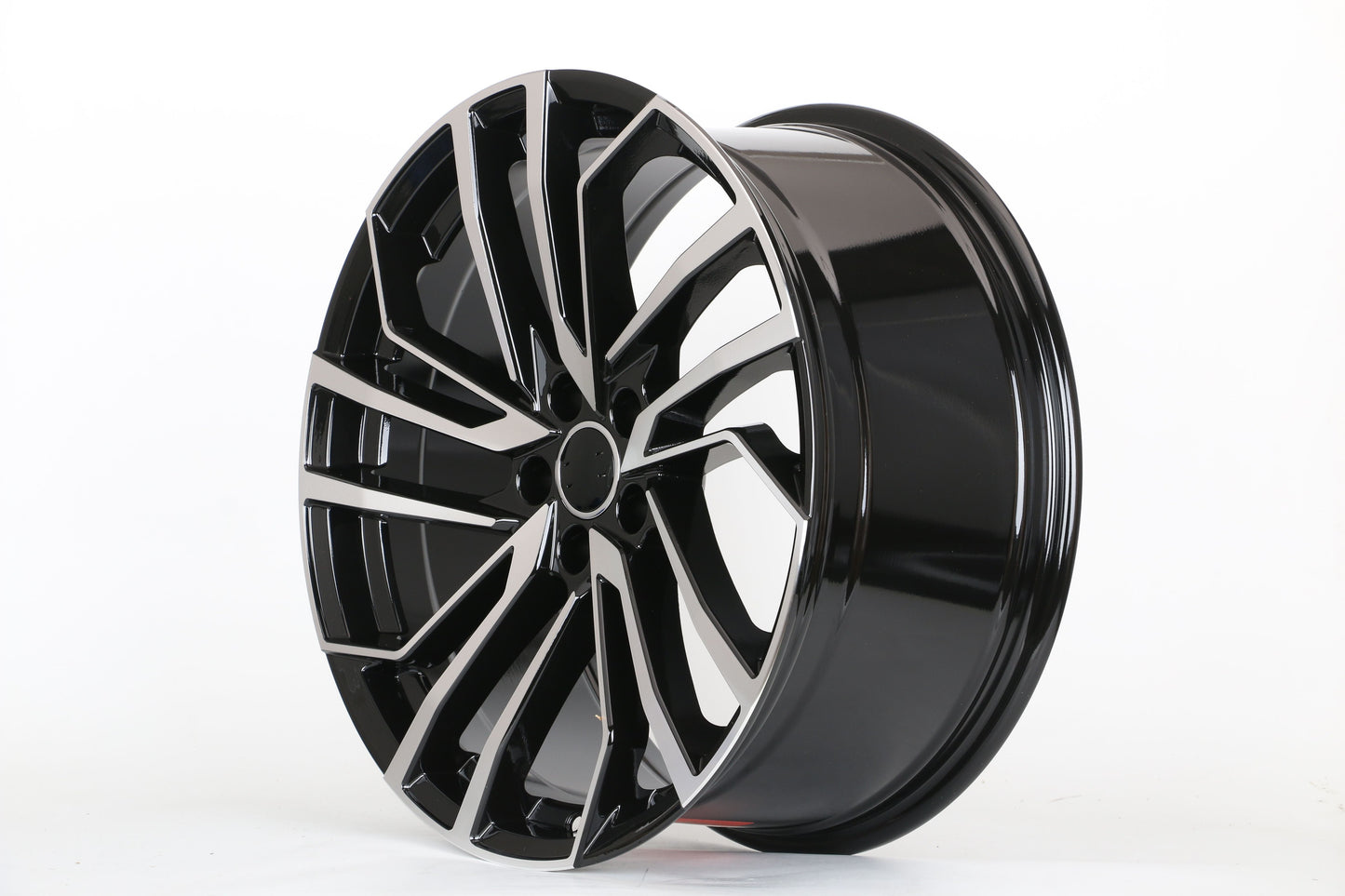 E650 Black Machined Face 20x9.0 ET30 5.112 - Square Set (4 Wheels)