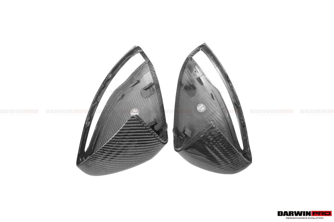 2014-2021 Mercedes Benz C-Class W205/ S-Class W222 C217/ E-Class W213 2/4 Door Dry Carbon Fiber Mirror Housing Replacement - DarwinPRO Aerodynamics