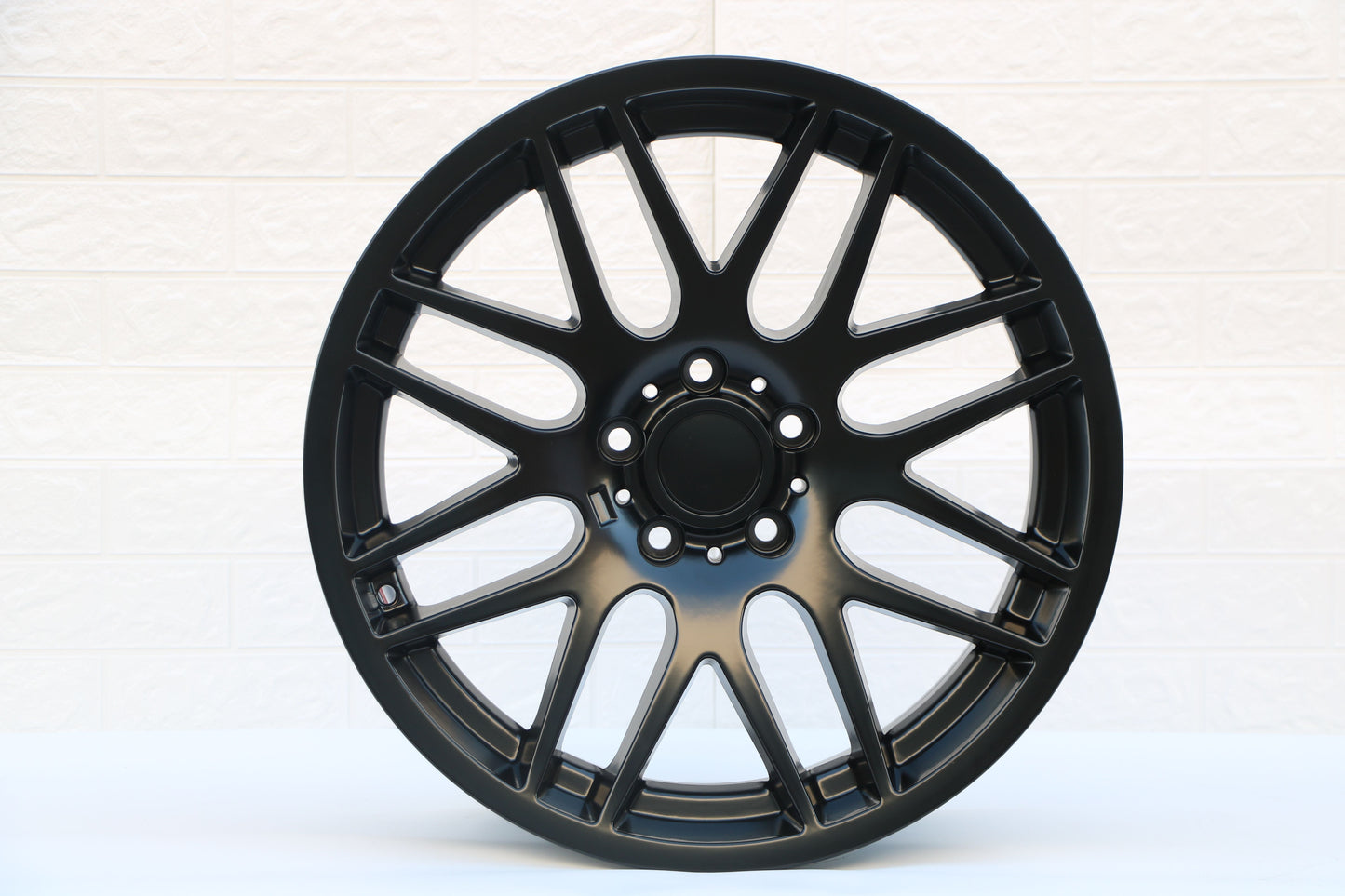 E703 Satin Black 18x9.0 ET35 5.120 - Square Set (4 Wheels)