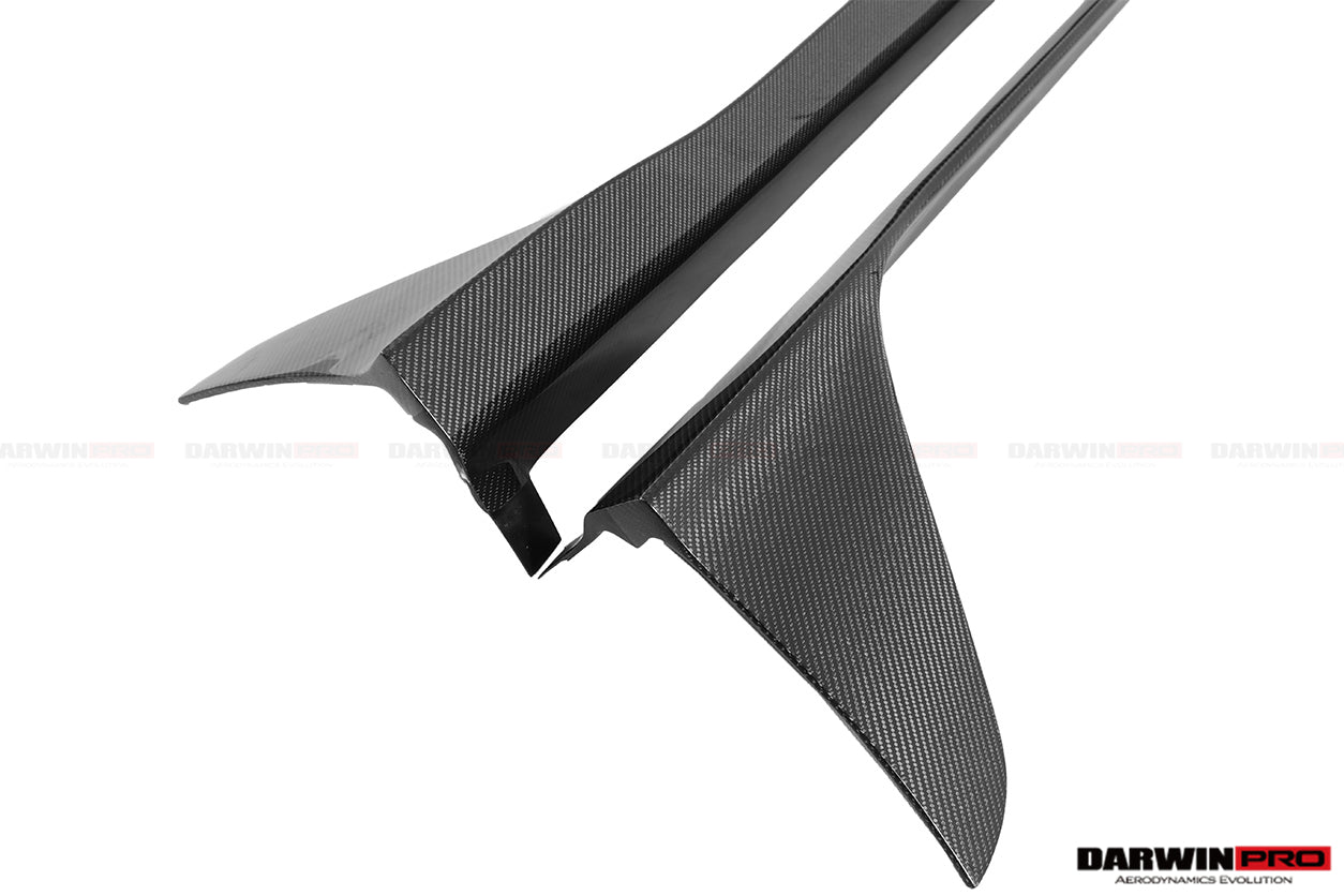 2016-2023 Porsche 718 Cayman/Boxster BKSS Style Carbon Fiber Side Skirts - DarwinPRO Aerodynamics