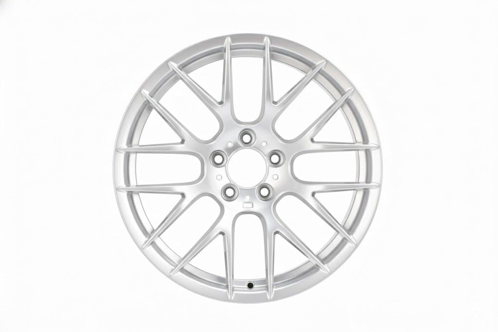 E725 Hyper Silver 18in Staggered Set 8.0 ET35 / 9.0 ET35 5.120 (4 Wheels)