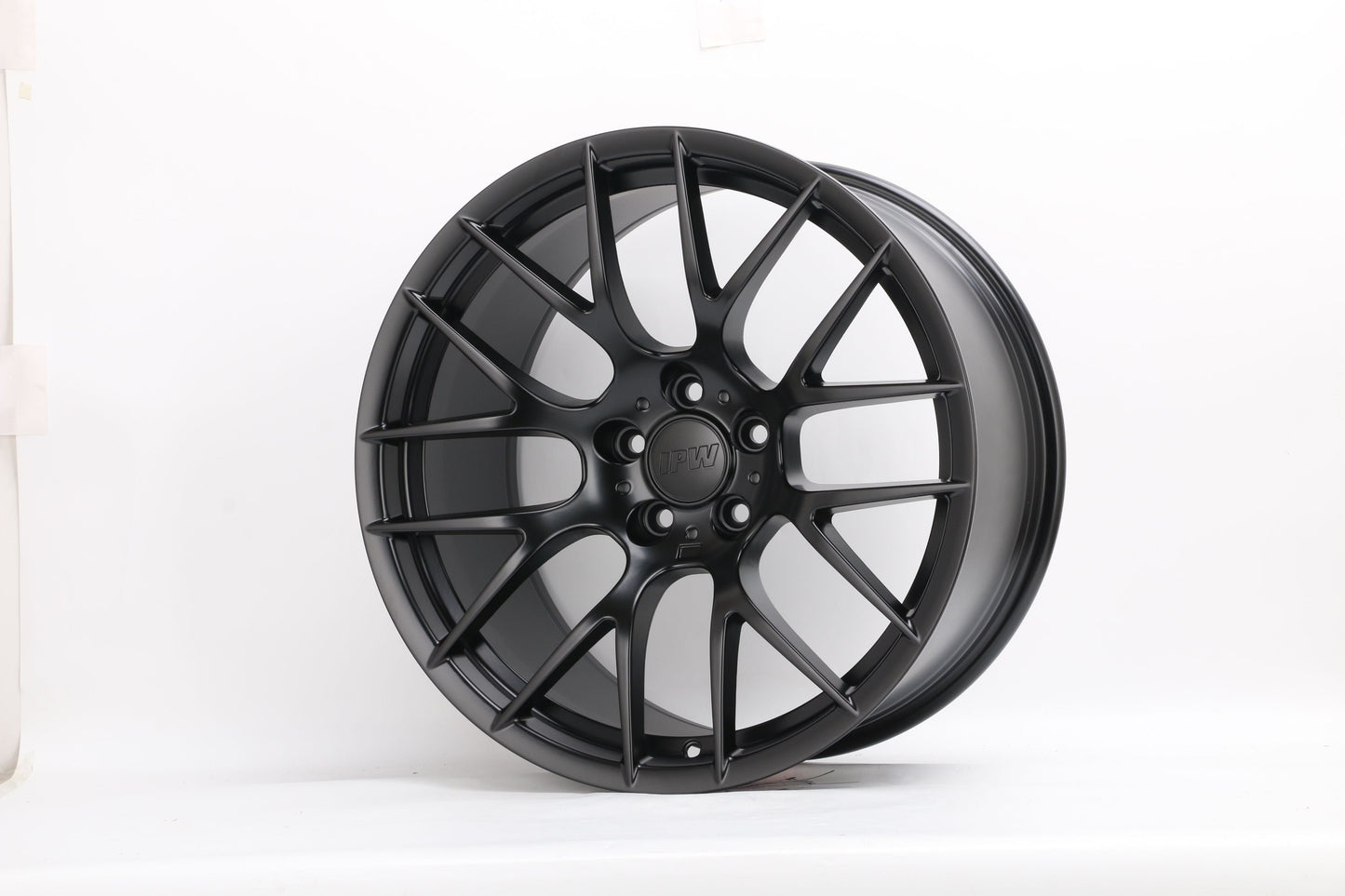 E725 Satin Black 19x9 ET25 5x112 – (Square Set of 4)