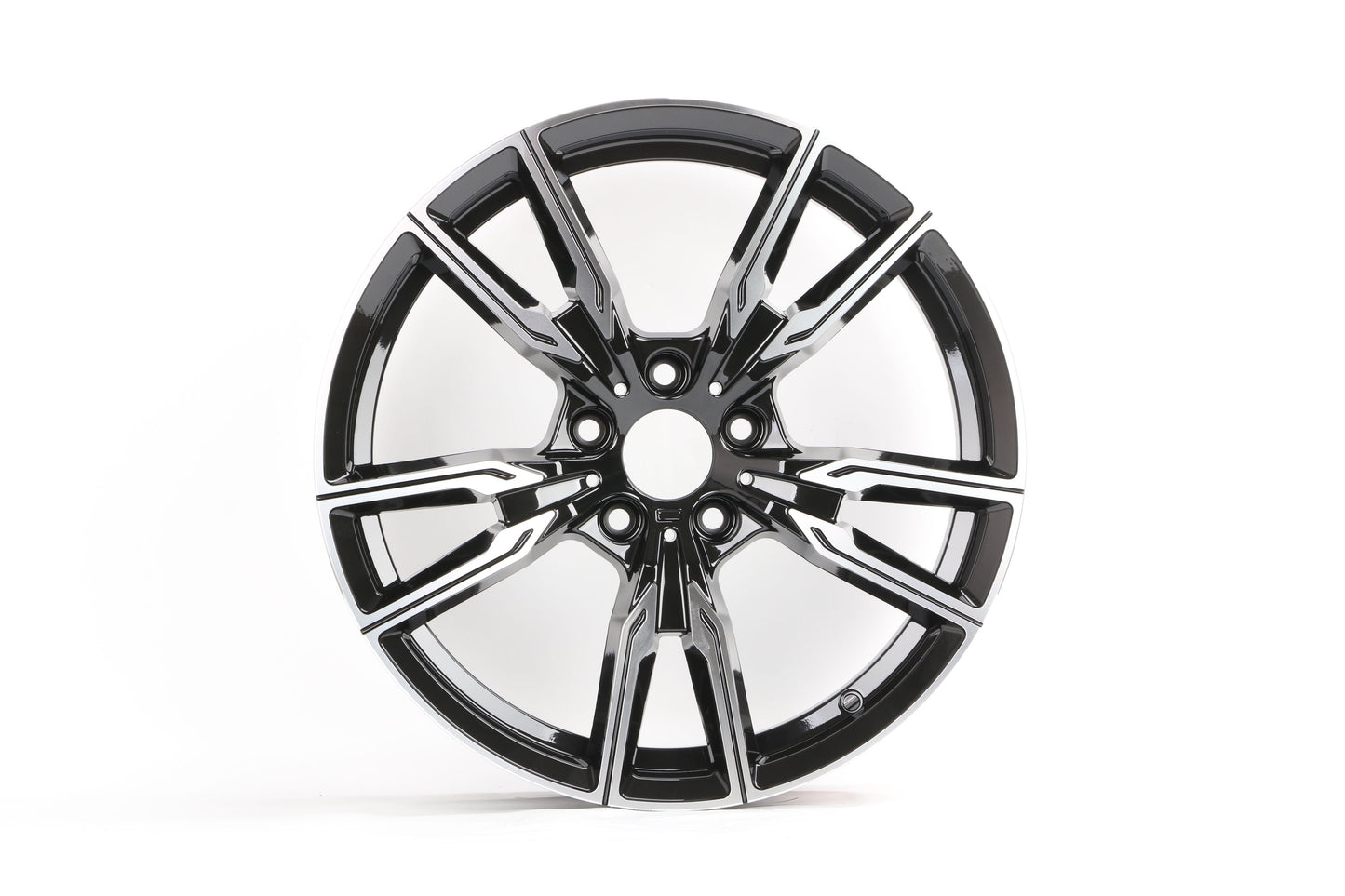 E743 Black Machined Face 19x9.5 ET40 5.112 - Square Set (4 Wheels)
