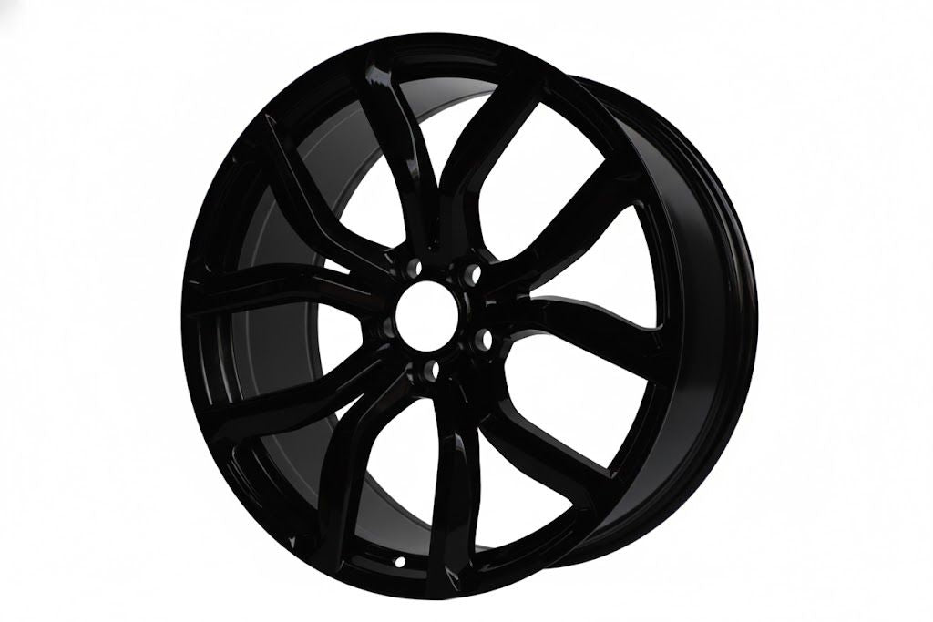 E782 Gloss Black 22x9.5 ET45 5.120 - Square Set (4 Wheels)
