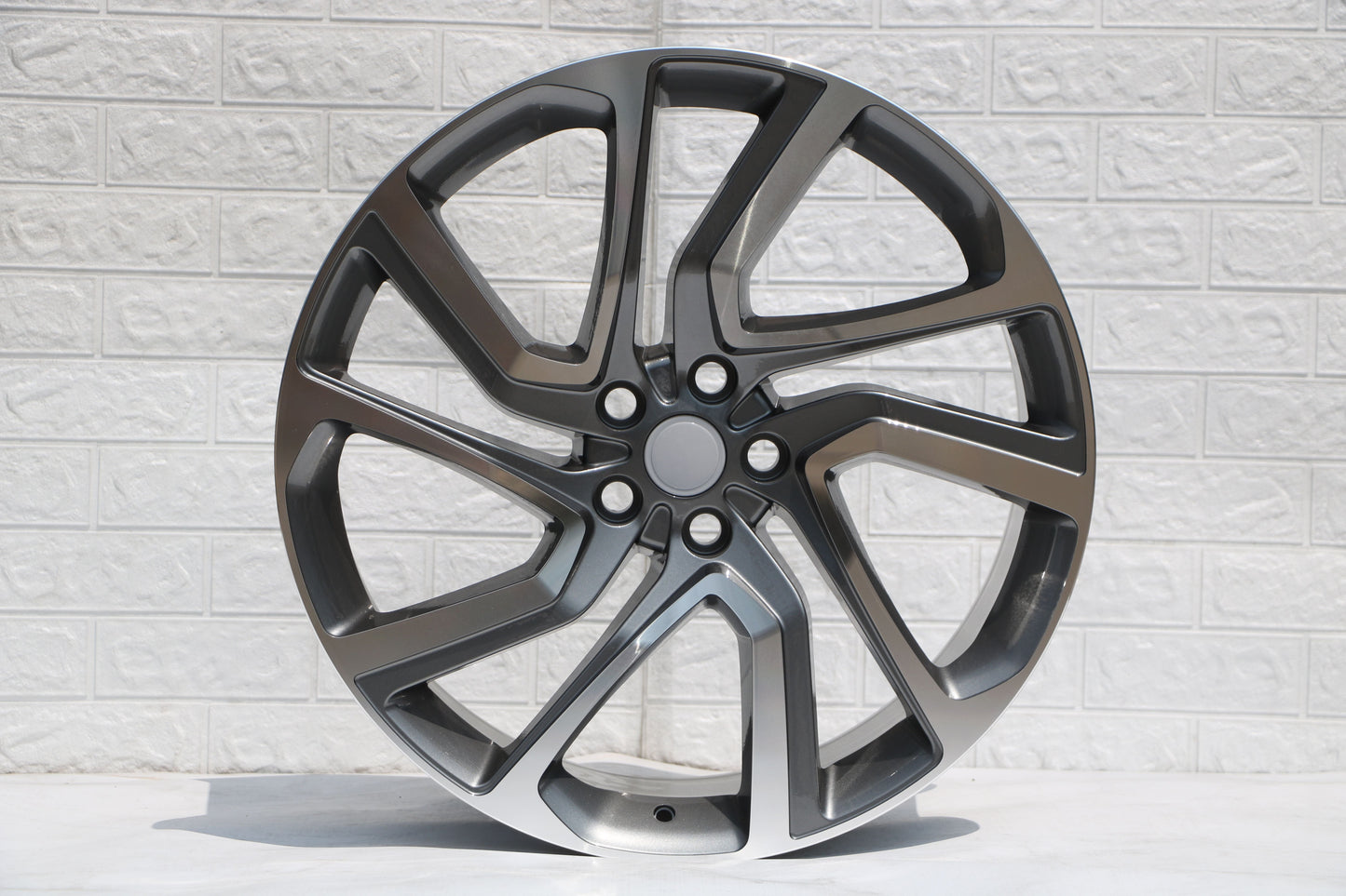 E797 Gunmetal Machined Face 22x9.5 ET45 5.120 - Square Set (4 Wheels)