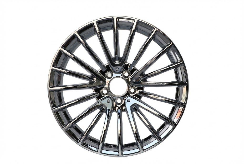 E812 Black Chrome 18x8.5 ET35 5.112 - Square Set (4 Wheels)