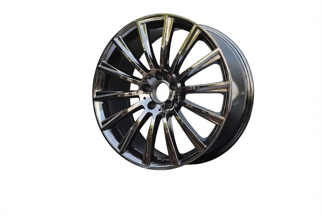 E813 Black Chrome 18x8.5 ET35 5.112 - Square Set (4 Wheels)