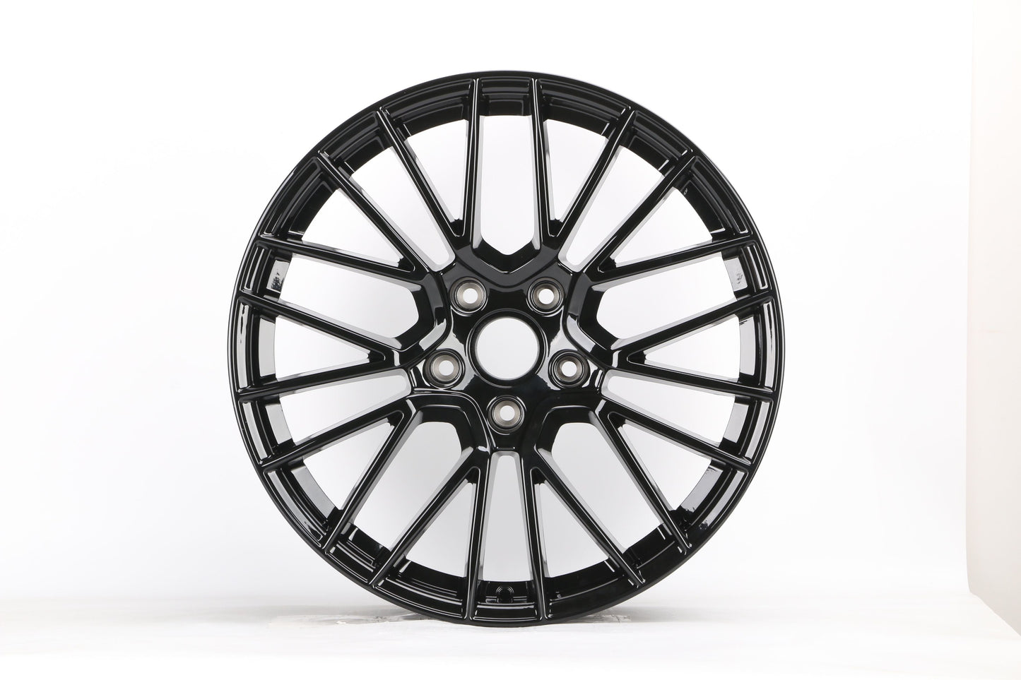 E855 Gloss Black 20x9.5 ET46 5.130 – (Square Set of 4)