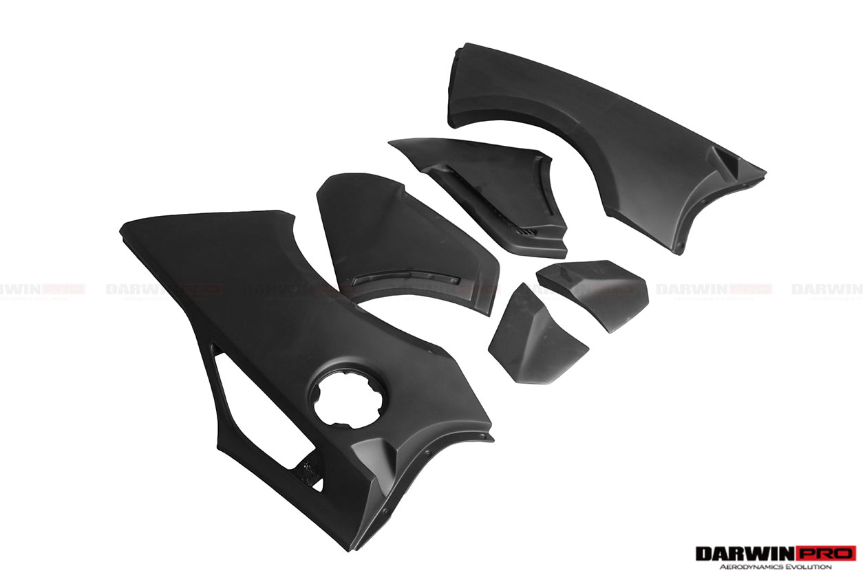 2013-2017 Corvette C7 Z51 BKSS Style Fiber Reinforce Ploymer Wide Rear Fender - DarwinPRO Aerodynamics