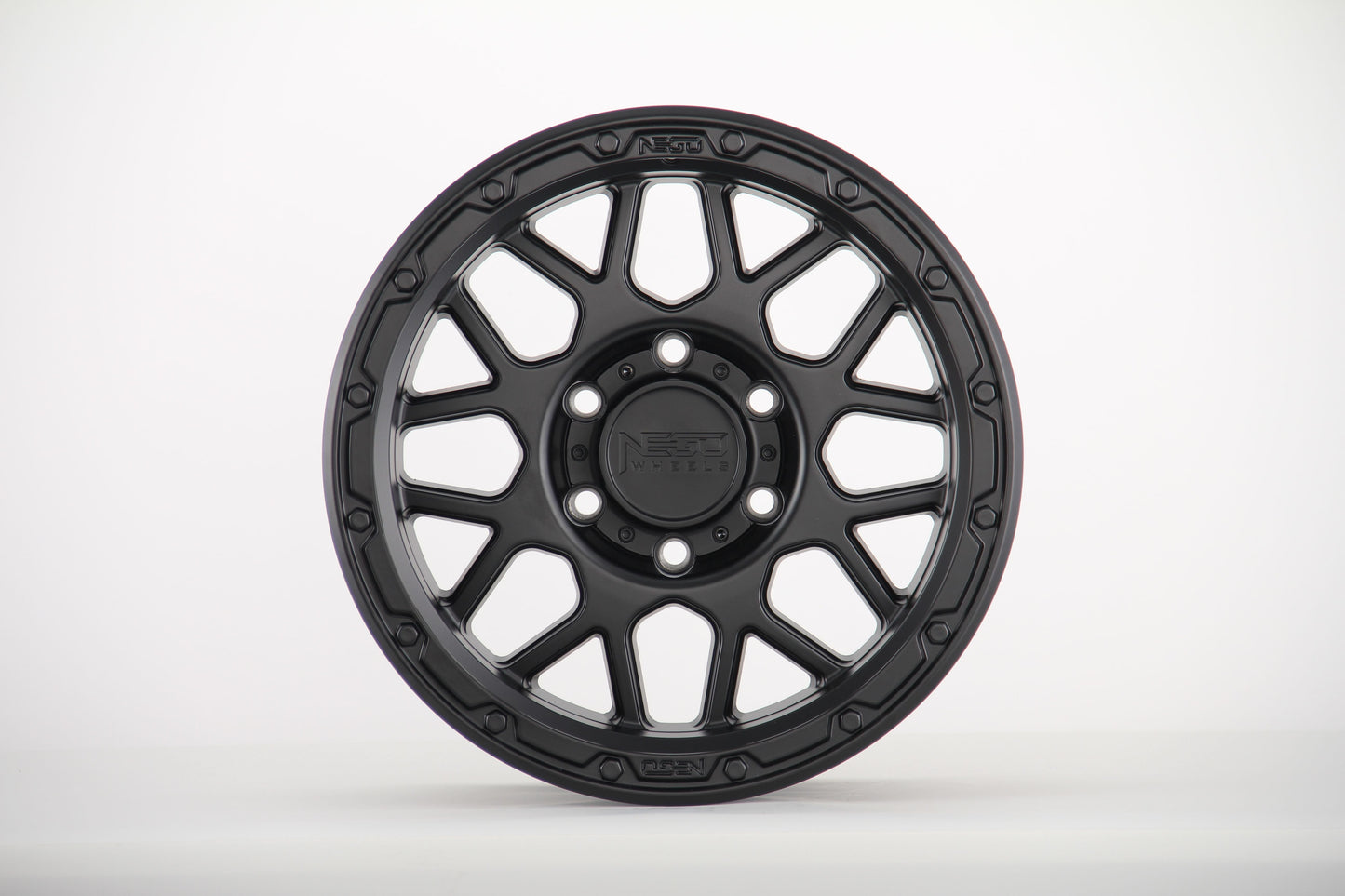 E915 Satin Black 17x8.5 ET0 5.127 - Square Set (4 Wheels)