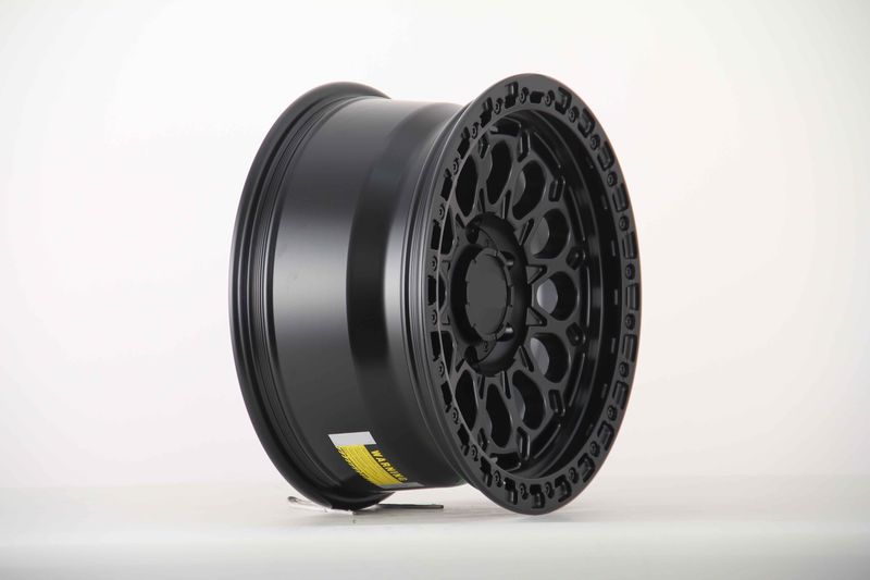E921 Satin Black 17x8.5 ET0 6.139 - Square Set (4 Wheels)