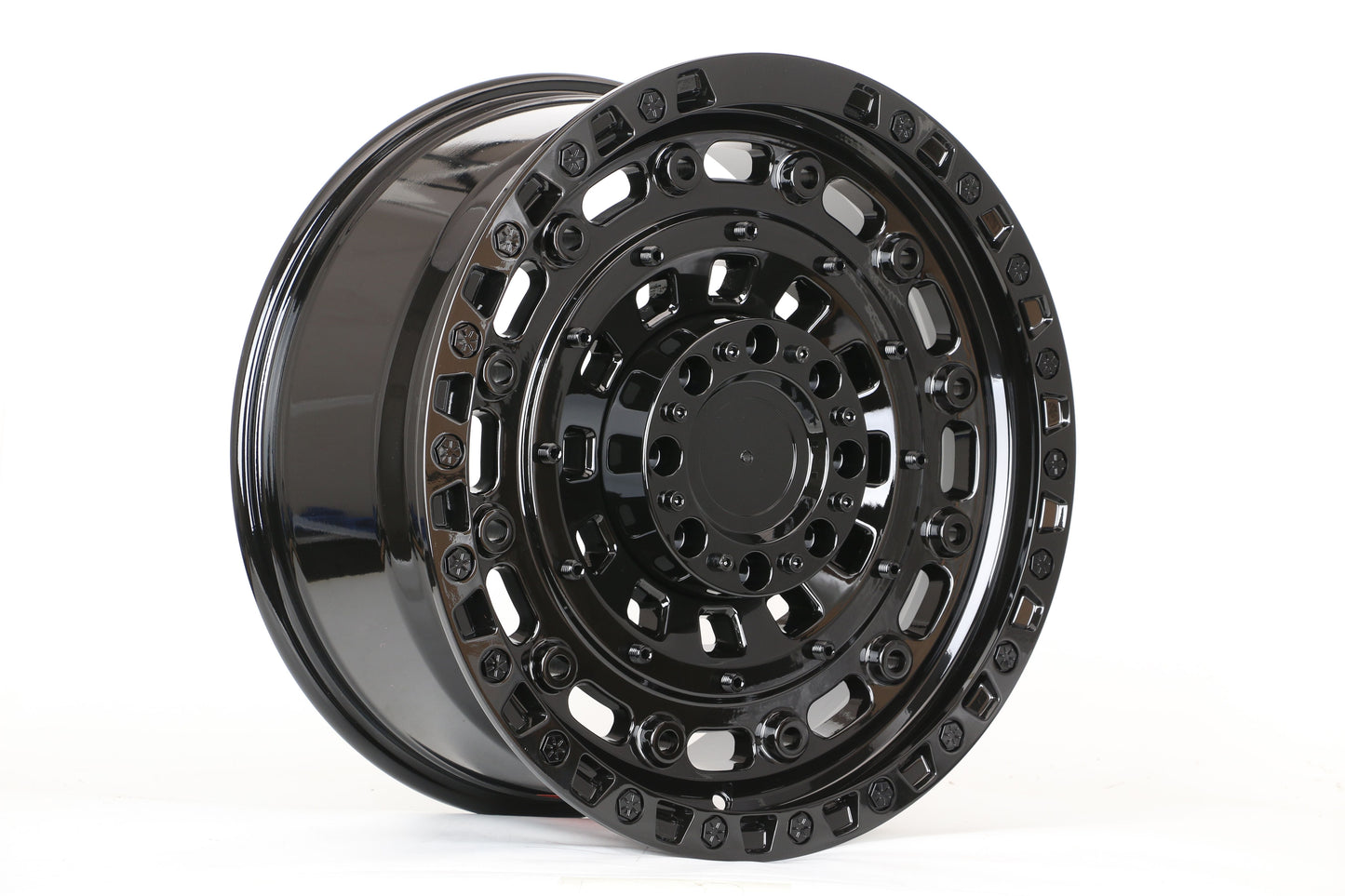 E931 Gloss Black 20x9.0 ET20 6.139 - Square Set (4 Wheels)