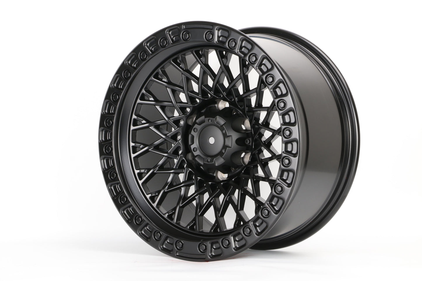 E978 Satin Black 17x9.0 ET0 6.139 - Square Set (4 Wheels)