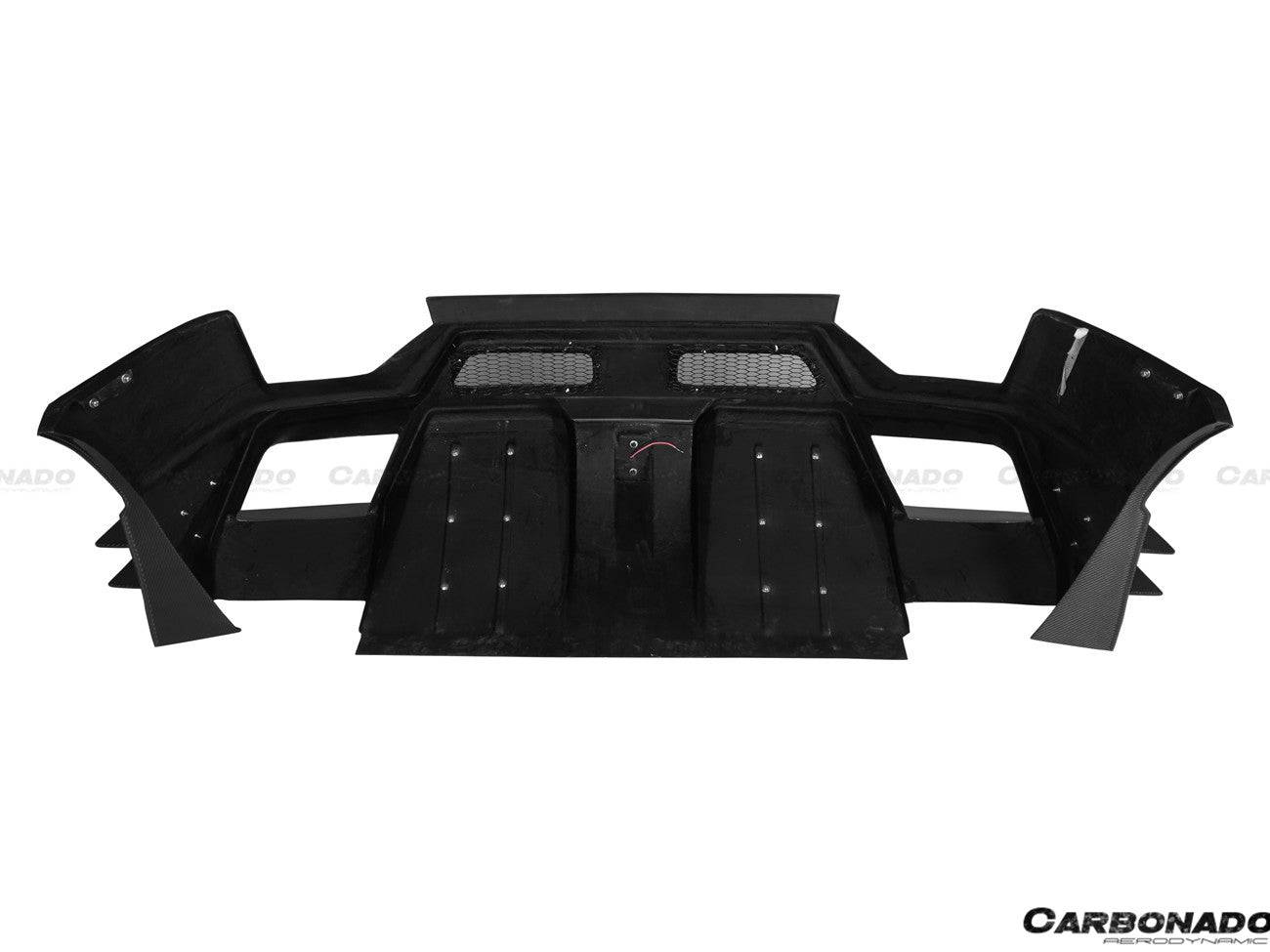 2009-2014 Lamborghini Gallardo BKSS Style Rear Bumper - Carbonado Aero