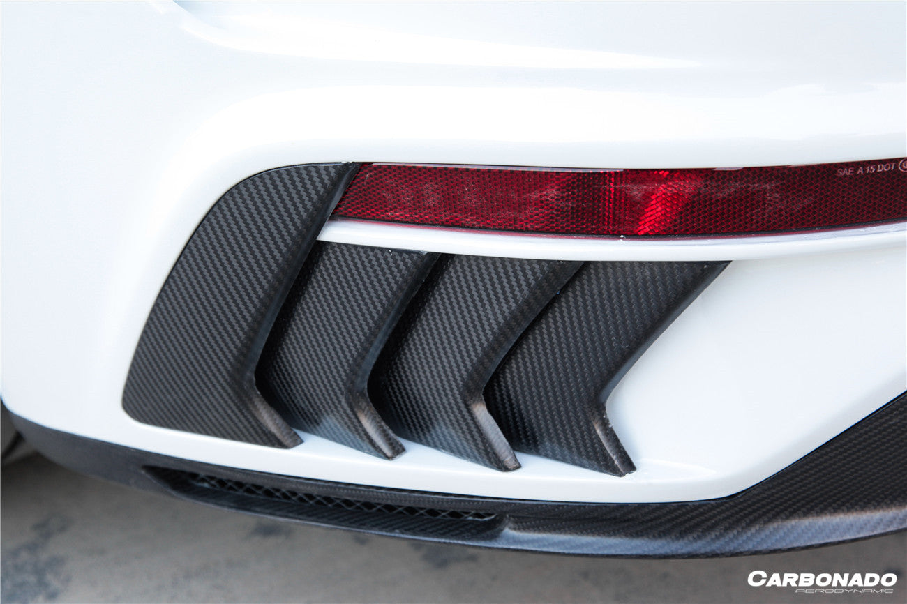 2016-2019 Porsche 911 991.2 Turbo/S TP Style Rear Bumper - Carbonado
