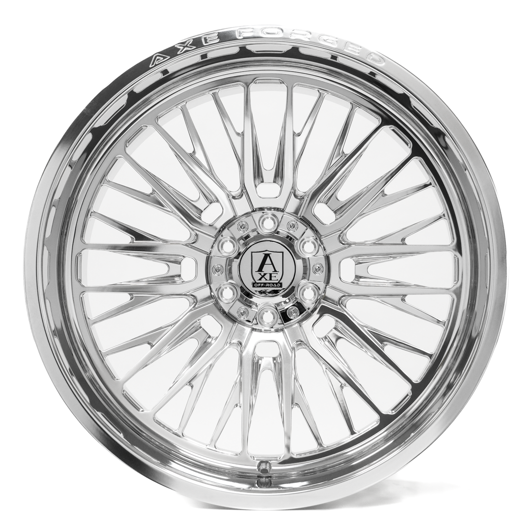 AXE WHEELS AF14 Lex Forged FULLY POLISHED 24x12 ET-44 6x135 (Square Set of 4)