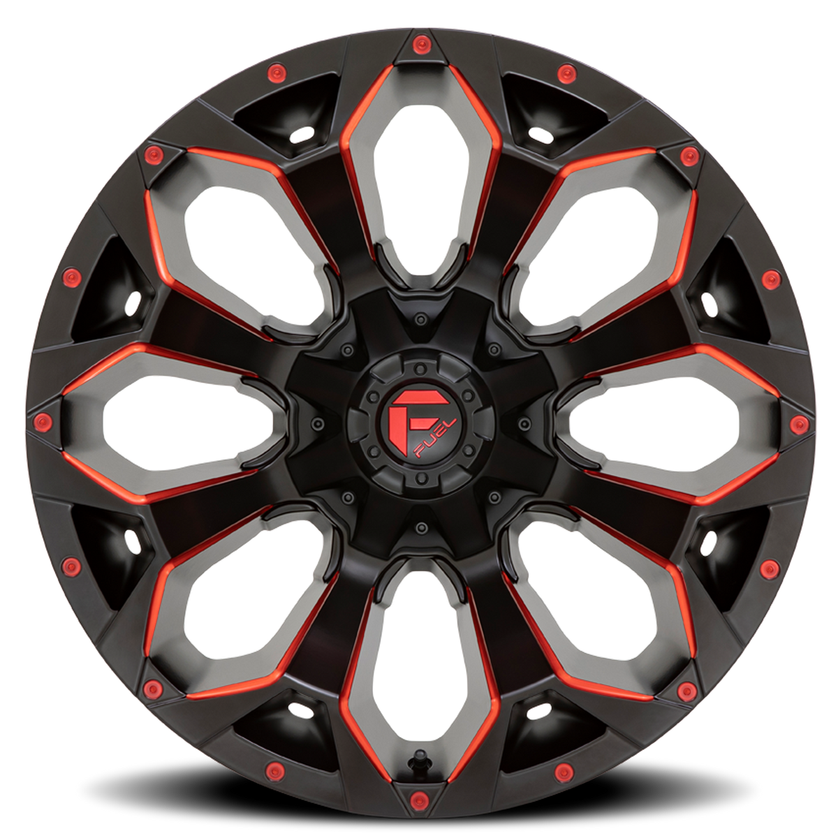 fuel-off-road-assault-d787-20x9-1-5x114-3-5x127mm-78-1mm-matte-black-milled-red-tint-d78720902650