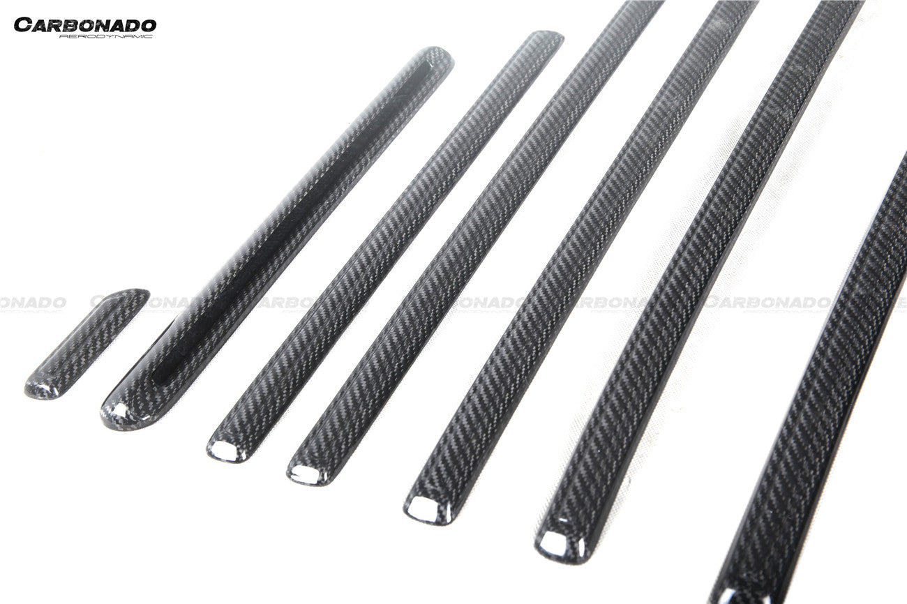 2018-2024 Mercedes Benz G500 G63 AMG W464 G-Wagon BR-G900 Style Dry Carbon Body Line Trims
