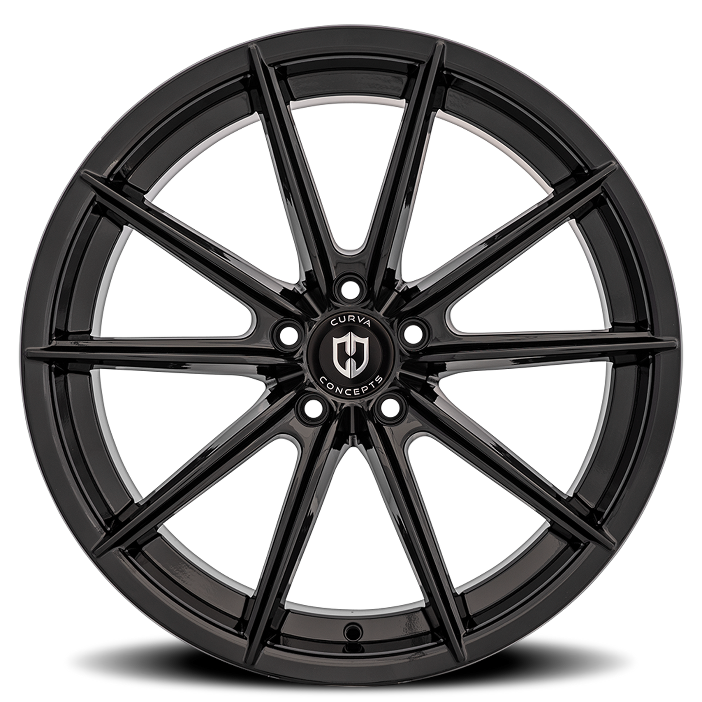 Curva Concepts C46 BLK 20x9 +35 5x120mm 73.1mm Gloss Black