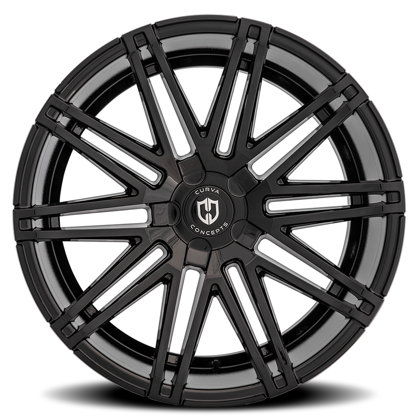 Curva Concepts C48 BLK 20x9 +35 5x114.3mm 73.1mm Gloss Black