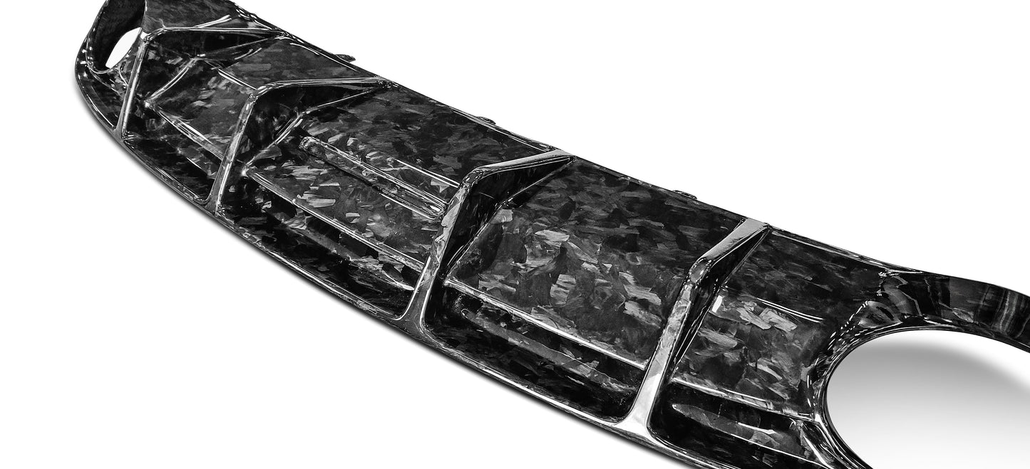 2016-2019 Audi RS7 MAN Style Dry Carbon Fiber Rear Diffuser