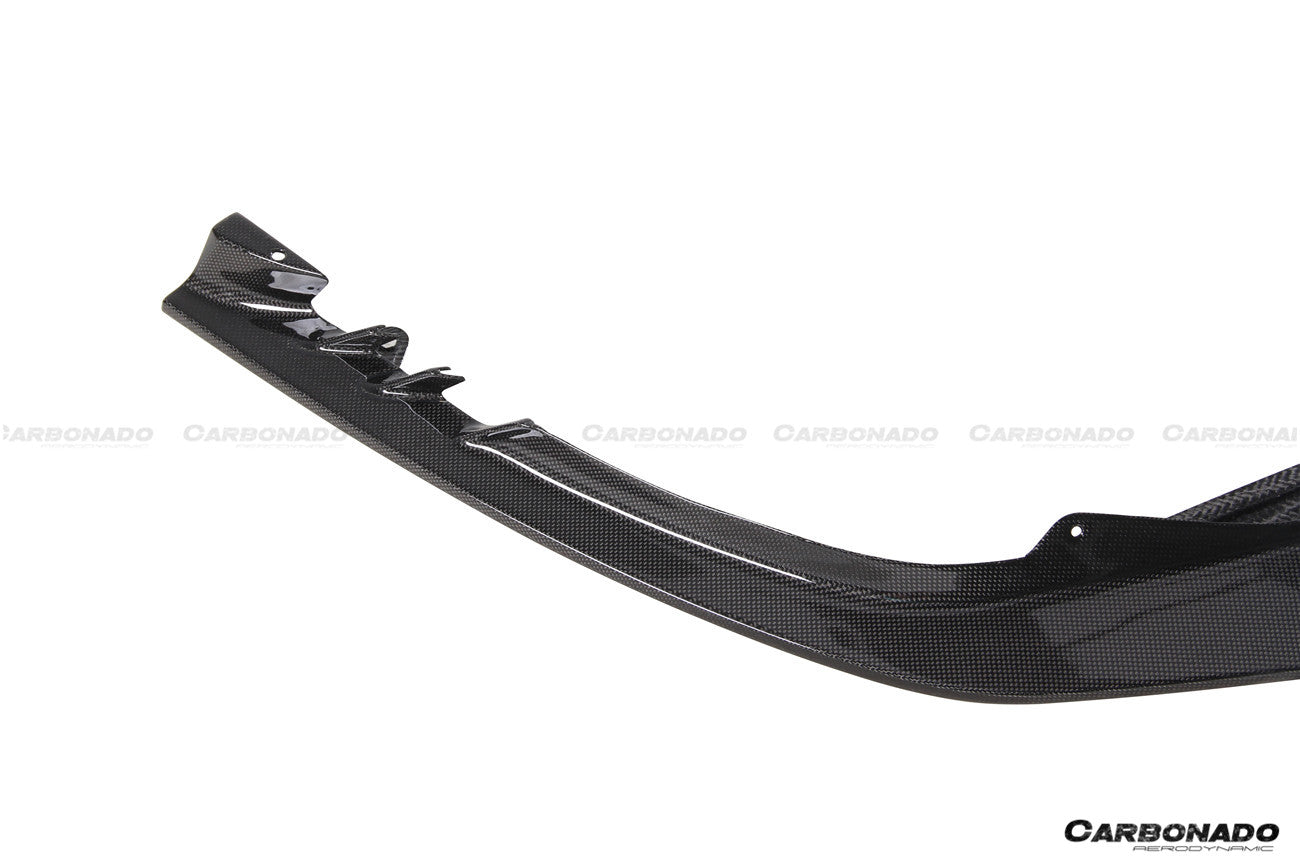 2020-UP Ferrari SF90 MIX Style Autoclave Carbon Fiber Front Lip Splitter