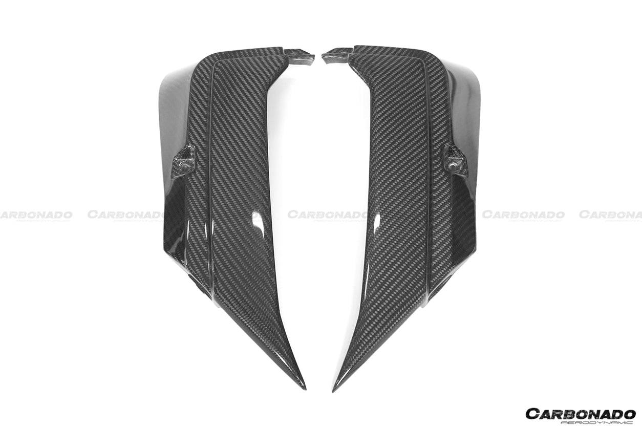 2011-2021 Lamborghini Aventador LP700 LP740 Coupe OEM Style Carbon Fiber Front Hood Vent - Carbonado Aero