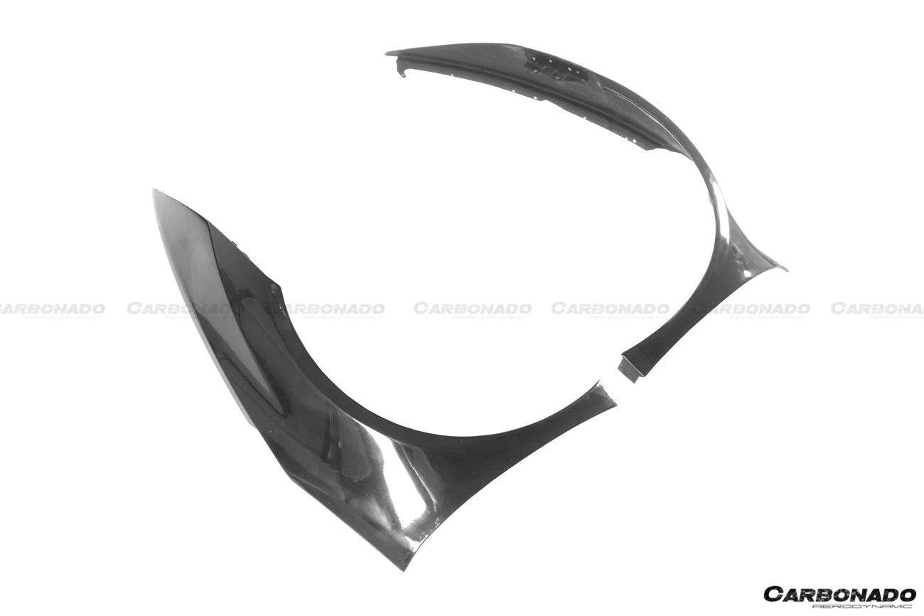 2015-2020 Lamborghini Huracan LP610/LP580 DE Style Front Fender Reaplacement - Carbonado Aero