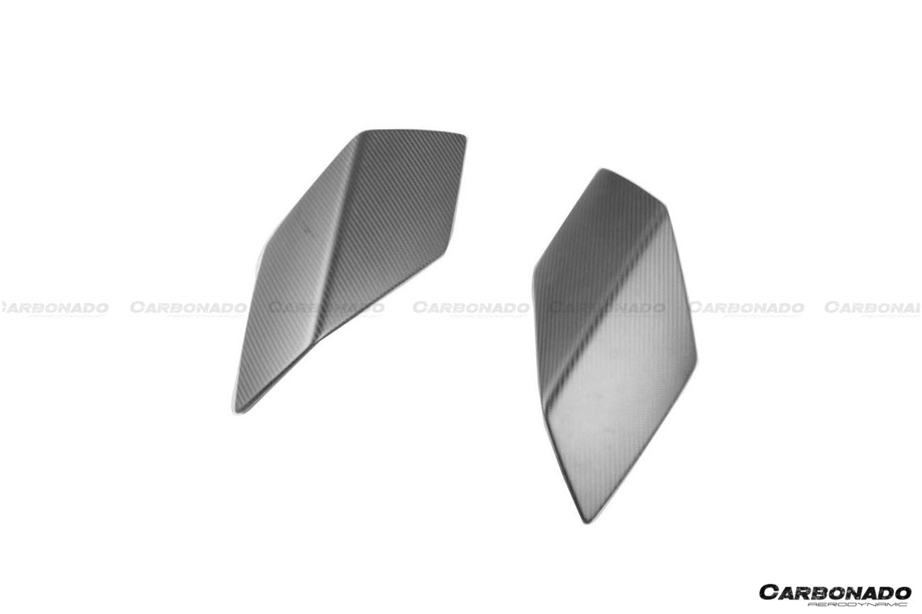 2021-2024 Lamborghini Huracan STO Dry Carbon Fiber Trunk Spoiler Side Winglets