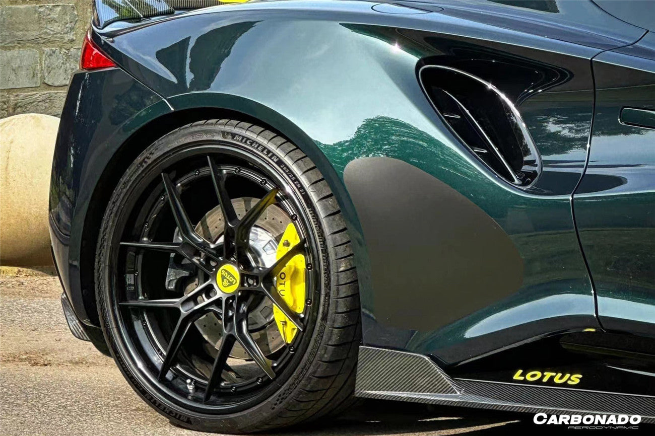 2021-2024 Lotus Emira OD Style Dry Carbon Fiber Quarter Panel Side Scoopes