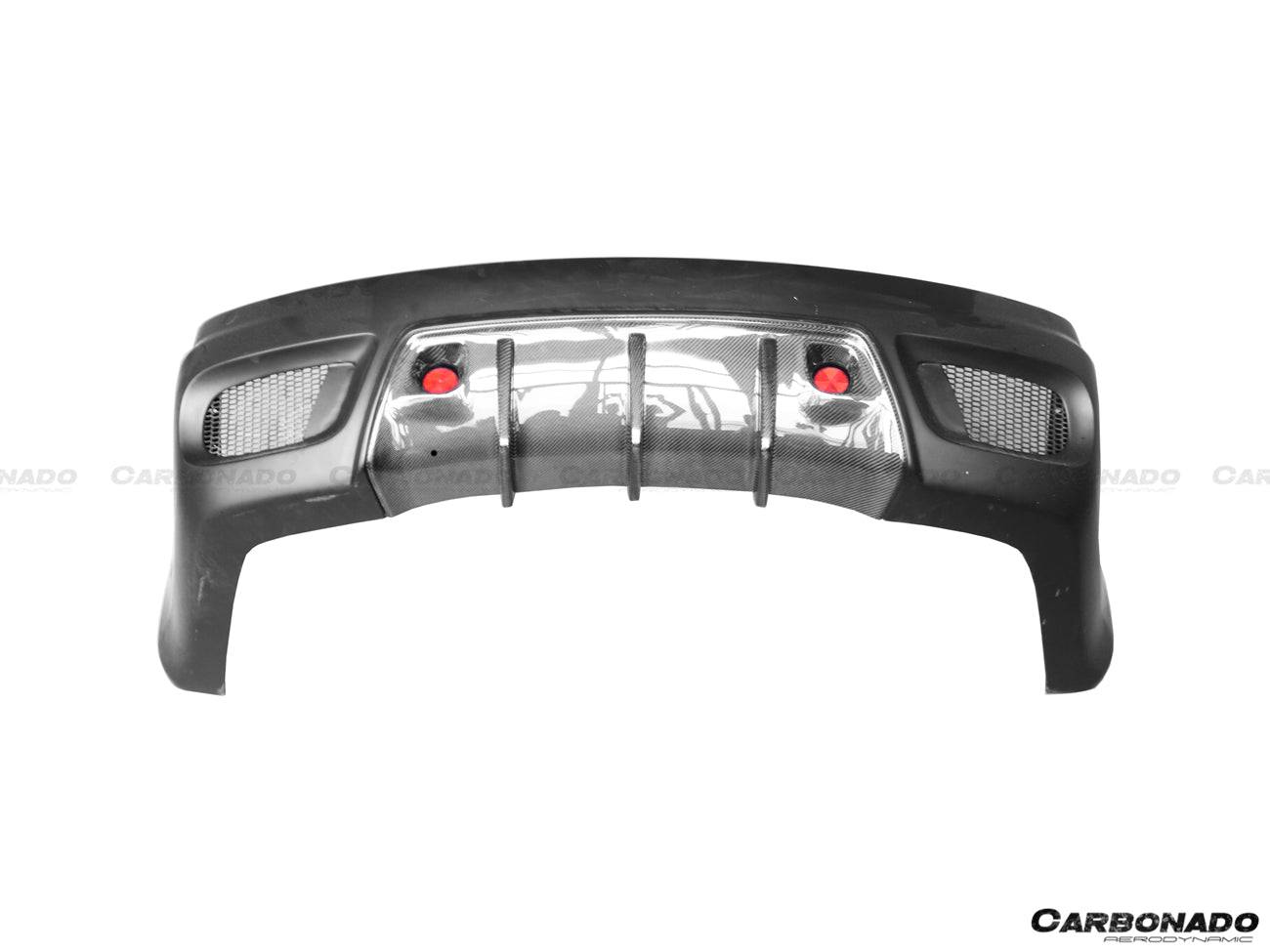 2005-2008 Maserati Quattroporte W Style Rear Bumper - Carbonado Aero